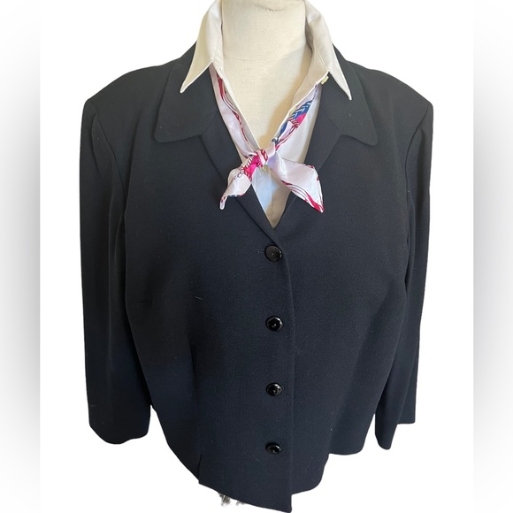 Pendleton wool jacket blazer button front size plus 22 W to 24W. Pit to pit 28 - Picture 3 of 8